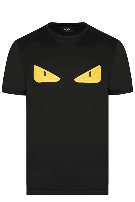 fendi monster eyes t shirt|tee shirt fendi faux.